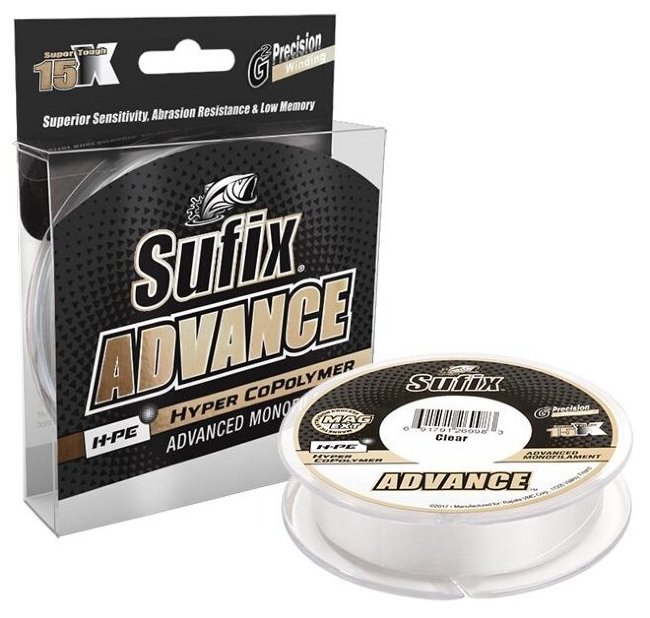 Леска Suffix Advance прозрачная 150м 0.30мм 8.2кг