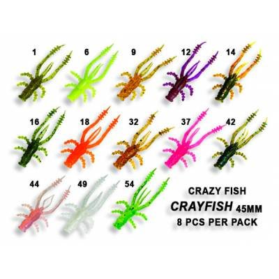 Резина Crazy Fish Crayfish Crazy 45mm 26-45-54-6