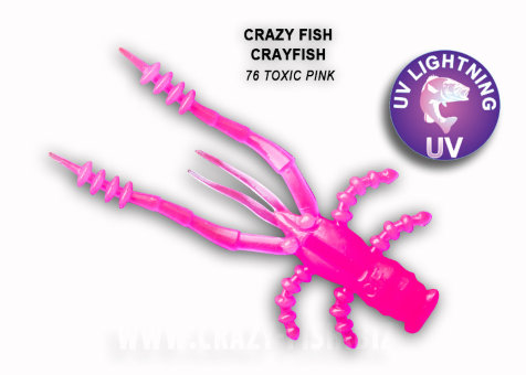 Резина Crazy Fish Crayfish Crazy 45mm 26-45-76-6