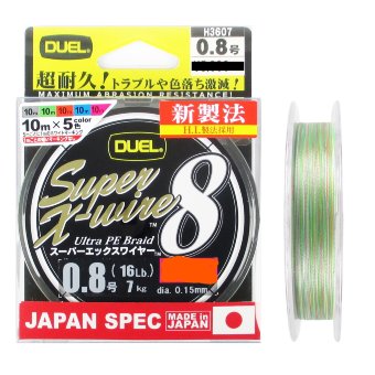 Шнуp Duel PE Super X-Wire 8 150m #0.8 Color