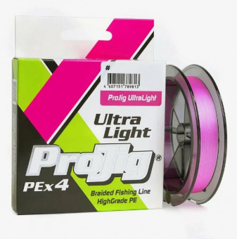 Шнур ProJig UltraLight 0.05 мм. 2.2 кг. 150 м. розовый
