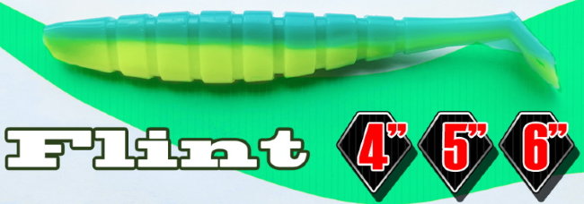 Приманка силиконовая Frapp Flint 4" #22 (6шт/уп)