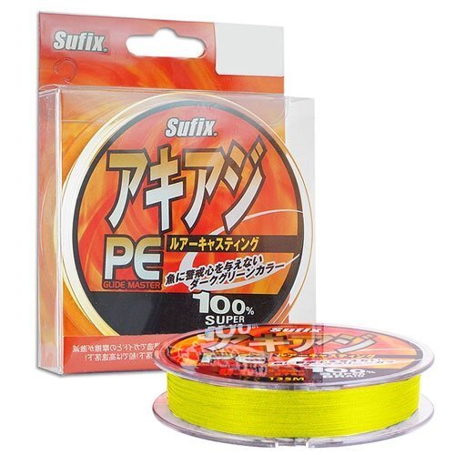 Шнур Sufix PE GlideMasterYellow135м0.40мм