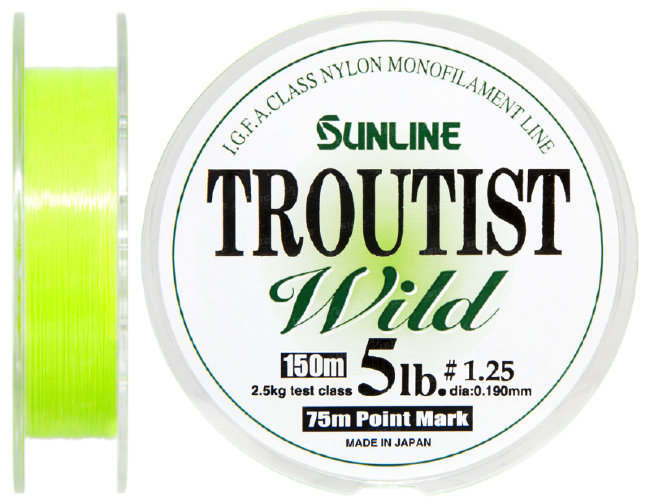 Леска Sunline TROUTIST WILD 150M HG 6LB/#1.5