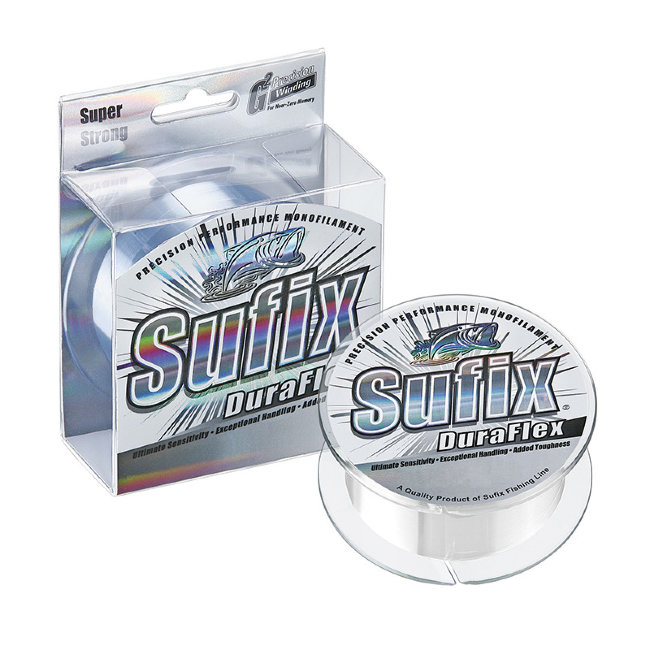 Леска Suffix Duraflex прозрачная 150м 0.14мм 2.4кг