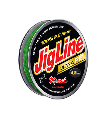 Шнур JigLine Ultra PE 0,24 мм, 18 кг, 10 м, хаки