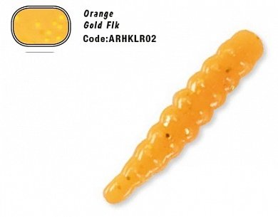 Резина MOTH WORM 1" (Orange Gold FLK)