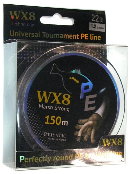 Шнур PE MYSTIC Marsh Strong 150m 2 0,23мм 15кг
