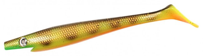 Приманка силиконовая XXL PIG SHAD 23см 90гр Orange Belly Perch