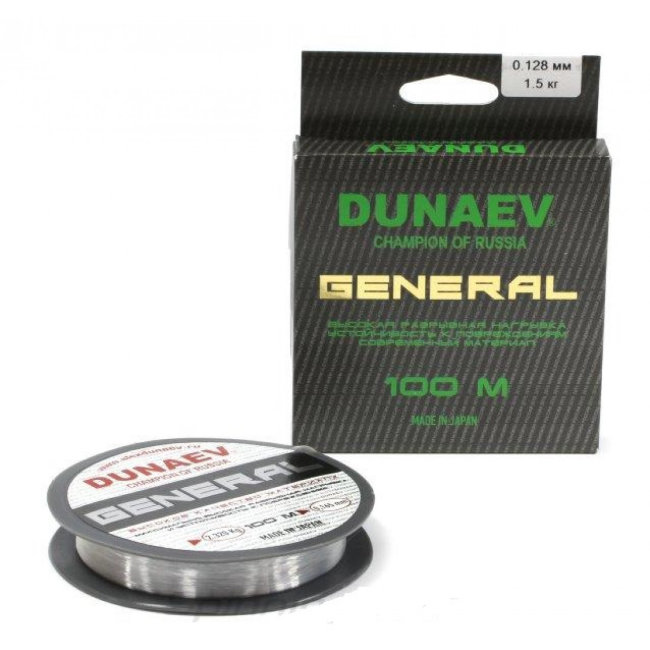 Леска Дунаев General All Round 100m 0.128 mm
