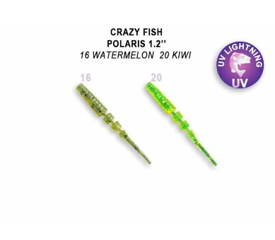 Резина Crazy Fish Polaris 1.2"  61-30-16/20-1