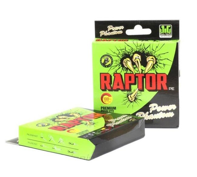 Шнур Power Phantom Raptor PE, 135m, зеленый fluo #2.5, 0,25мм, 20,4кг