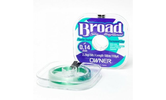 Леска Owner Broad 0.14мм 100 м