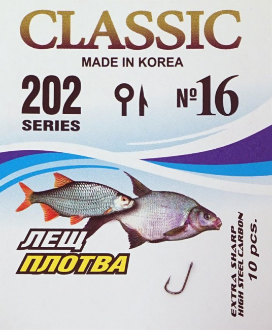Крючок Dunaev Classic 202 #16