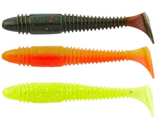 Виброхвосты съедобные LJ Pro Series TIOGA FAT 14,70/MIX1 5шт.