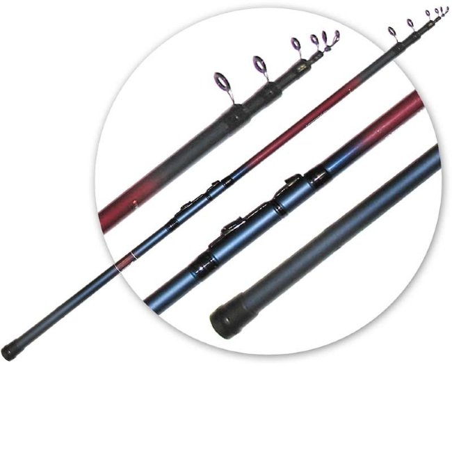 Удилище телескоп. AQUA BOLOGNESE TRAPPER 5.00m, 5-25g