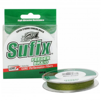 Шнур Sufix Feeder BRAID Green 100м 0,08мм
